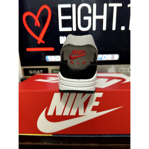 NEW MENS SIZE 9 / W10.5 Nike Air Max 1 PRM Escape Treeline Slate Blue FJ0698-100 - Picture 4 of 6